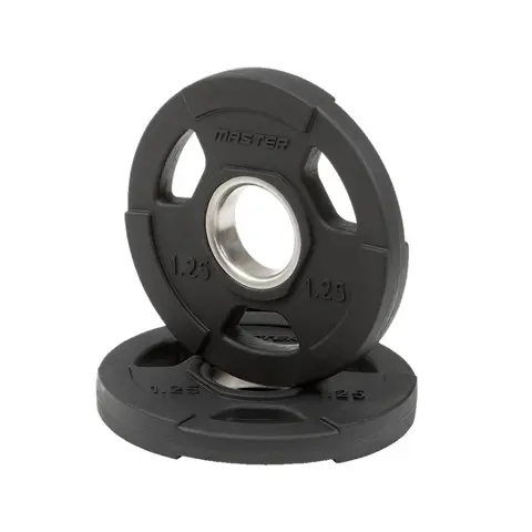 Vektskive Gummiert Master Fitness Hull 50 mm
