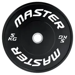 Vektskive MF Bumperplate Gummiert 5 kg Hull: 50 mm | 5 kg