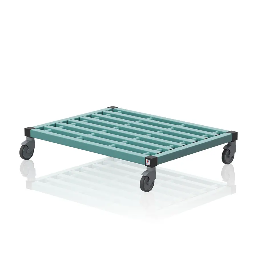 Transportvogn våtrom 1m | Grønn 100 x 82 x 21 cm 