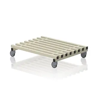 Transportvogn v&#229;trom 1m | Beige 100 x 82 x 21 cm