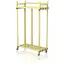 Oppbevaringsvogn for flyteleker & matter Gul | 140 x 60 x 225 cm (LxDxH) 