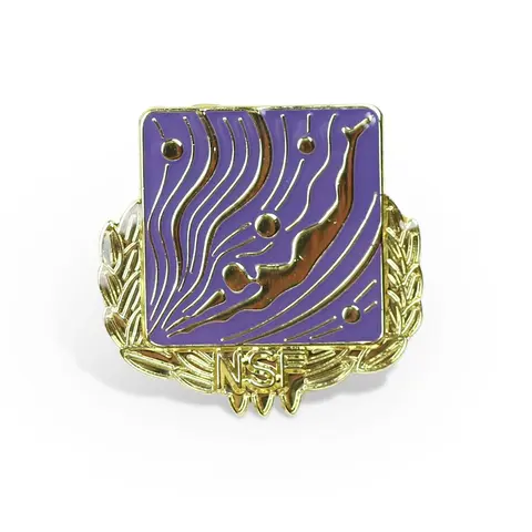 Svømmemerke 200 meter 2026 lilla Distansemerke | Pk à 20 stk.