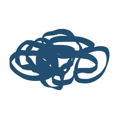 N&#248;kkelb&#229;nd 80 stk | Bl&#229; N&#248;kkelarmb&#229;nd av gummistrikk