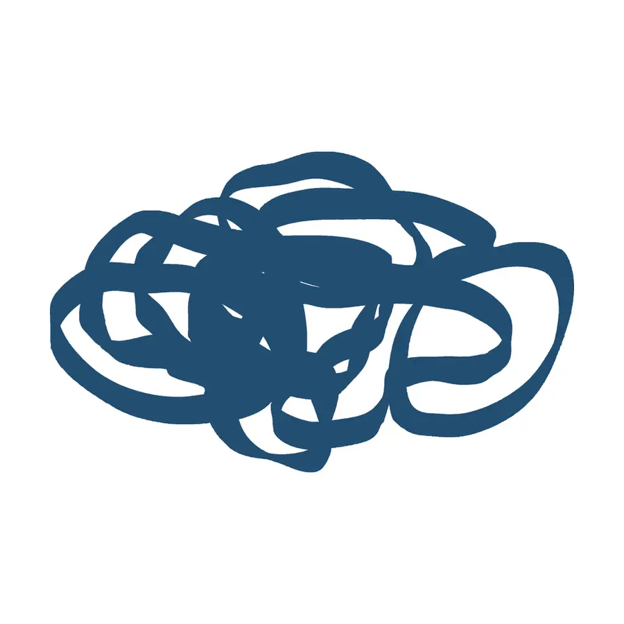 Nøkkelbånd 80 stk | Blå Nøkkelarmbånd av gummistrikk 