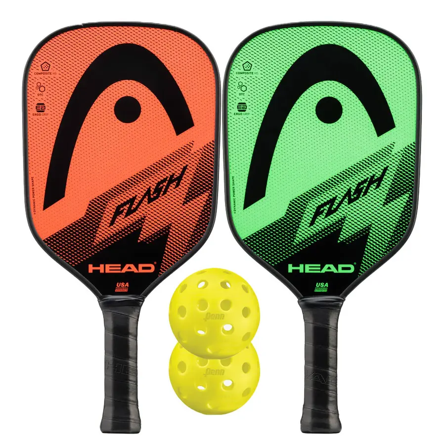 Pickleballracket HEAD Flash Fritid og trening | 2 racketer| 2 baller 