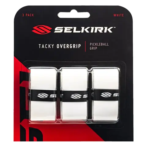 Overgrip Selkirk Tacky Hvit 3 stk. | &#216;kt grepskomfort