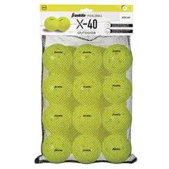 Pickleball X-40 Utend&#248;rs ball Optic 12 stk. | Trening og match