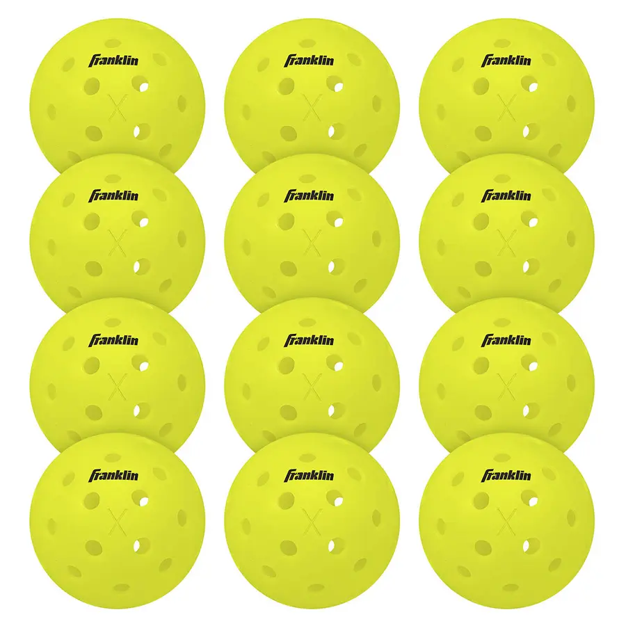 Pickleball X-40 Utendørs ball Optic 12 stk. | Trening og match 