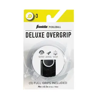 Overgrip Franklin Sports Deluxe Svart 3 stk. | &#216;kt grepskomfort