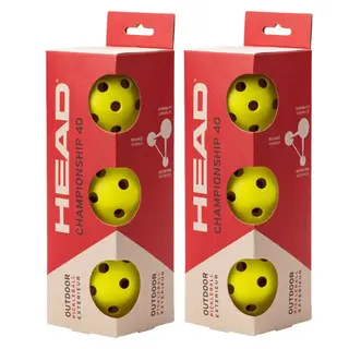 Pickleball Championship 40 Utend&#248;rs ball 6 stk. | Fritid, trening og match