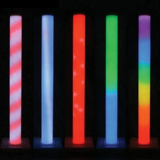 Boblerør Regnbue Uten vann, med LED lys og lang levetid