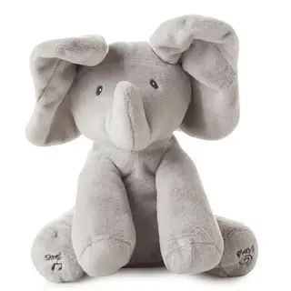 Bamse - Syngende Elefant Auditiv og taktil bamse