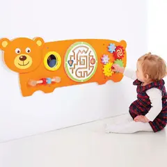 Veggpanel Bj&#248;rn Aktivitetsvegg 1 element | 91cm x 32cm  x 5cm