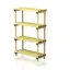 Hyllereol 100 cm | Gul 100 x 40 x 153 cm (B x D x H) 