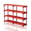 Hyllereol 200 cm | Rød 200 x 50 x 153 cm (B x D x H) 