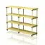 Hyllereol 200 cm | Gul 200 x 50 x 153 cm (B x D x H) 