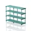 Hyllereol 200 cm | Grønn 200 x 60 x 153 cm (B x D x H) 