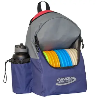 Innova Discover Backpack Discgolf Bl&#229;/Gr&#229; | Innova frisbeegolf sekk