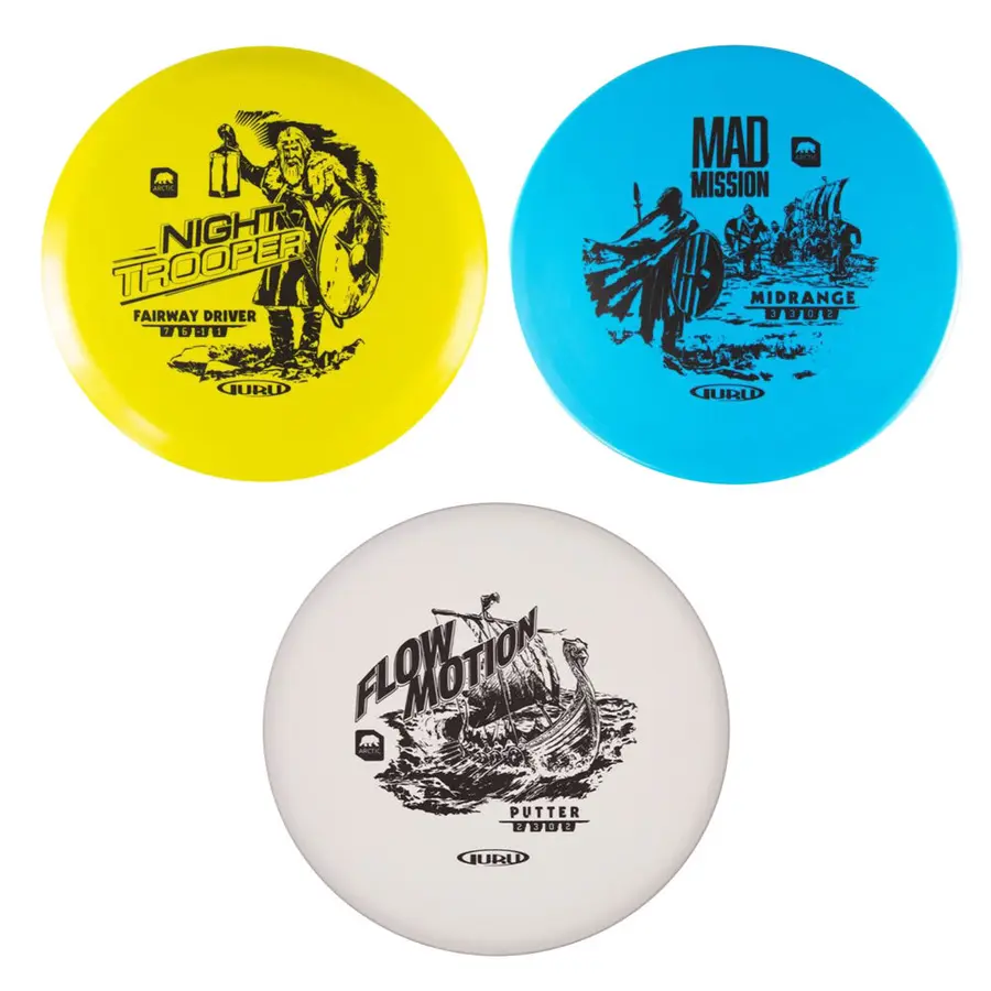 Golfdisc Starter Sett Basic Komplett sett til frisbeegolf 