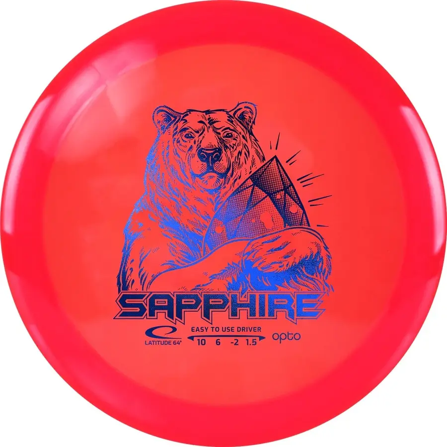 Golfdisc FW Driver Opto Driver Sapphire Fairway driver til frisbeegolf 