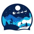 Klubben Badehette | Santa Night Silikon | Julehette