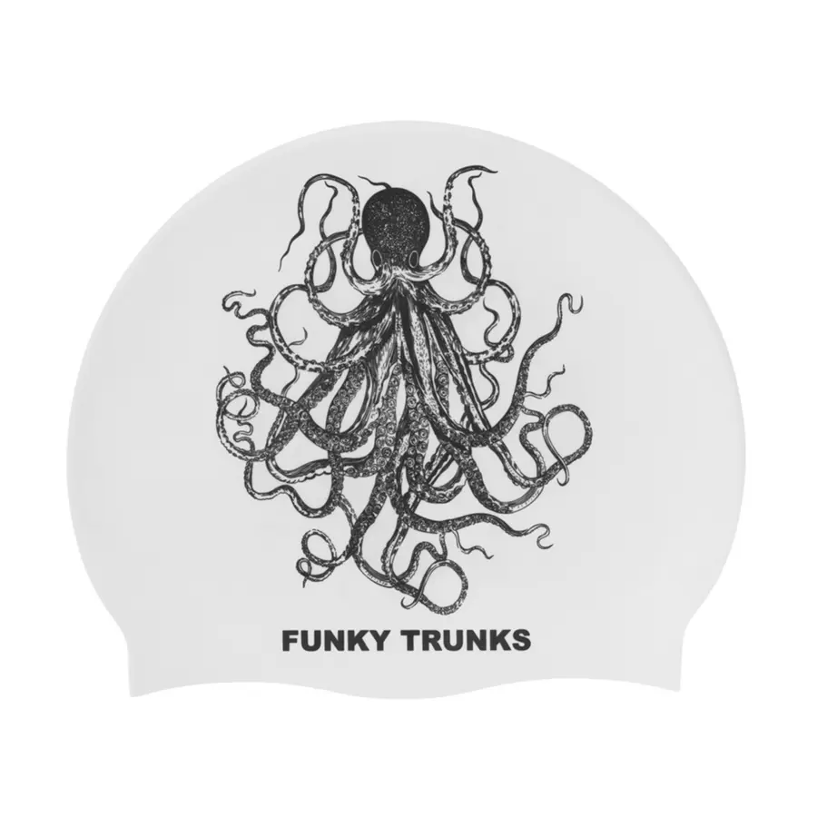 Funky Trunks Badehette Silikon | Octomus Black 