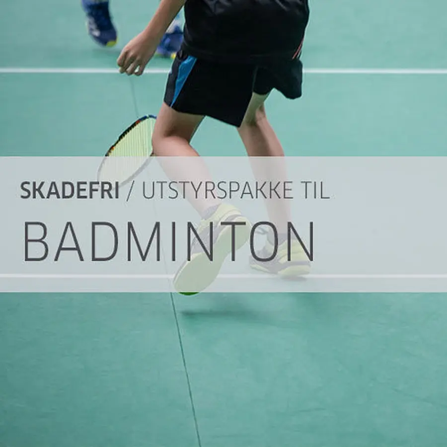 Skadefripakke Badminton Pakke til treningsprogram 