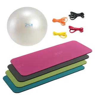 Hjemmetrening med treningsball Fit Ball | Matte | Powerband