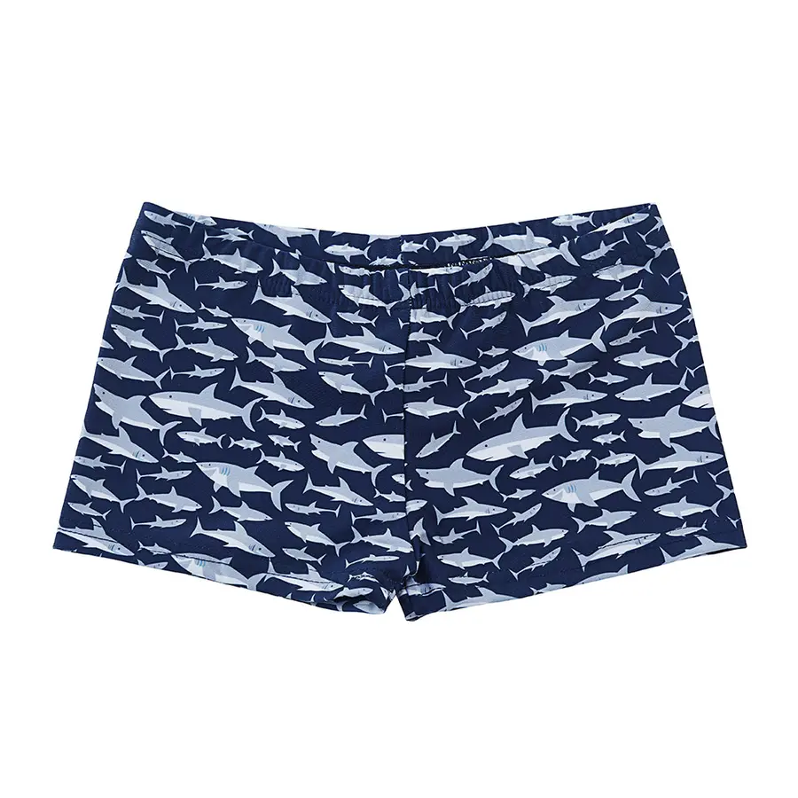 Sharks Trunk Badebukse 116-122cm Slipstop | Flerfarget | Polyamid/Elastan 