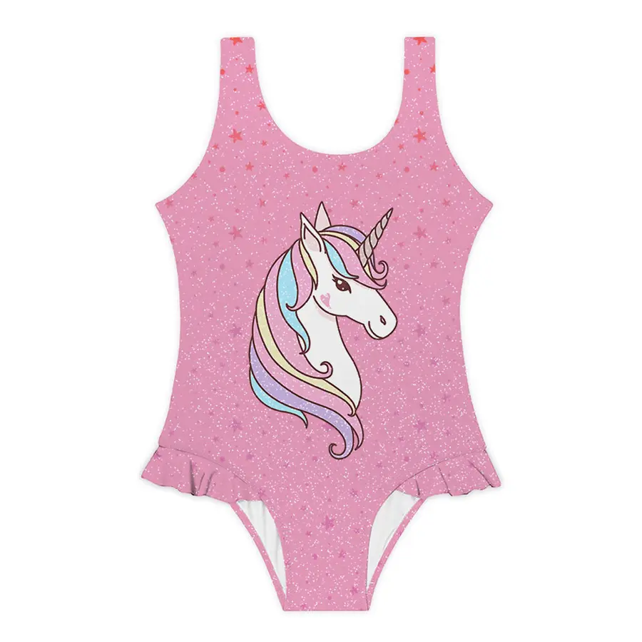 Sway Badedrakt 104-110cm Slipstop | Rosa | Polyester/Elastan 