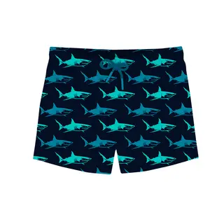 Big Blue Junior Short Badebukse Slipstop | Bl&#229; | Polyester