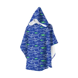 Slipstop Badeponcho Jaws Hetteponcho | Onesize 2-8 &#229;r