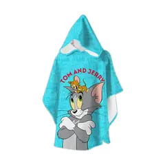 Slipstop Badeponcho Chasee 2-8 &#229;r Slipstop | Badeh&#229;ndkle barn| Tom &amp; Jerry