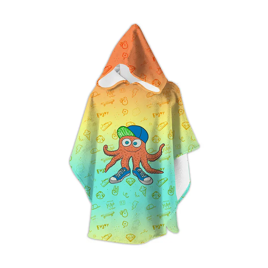 Slipstop Badeponcho Fifty 2-8 år Slipstop | Badehåndkle barn 