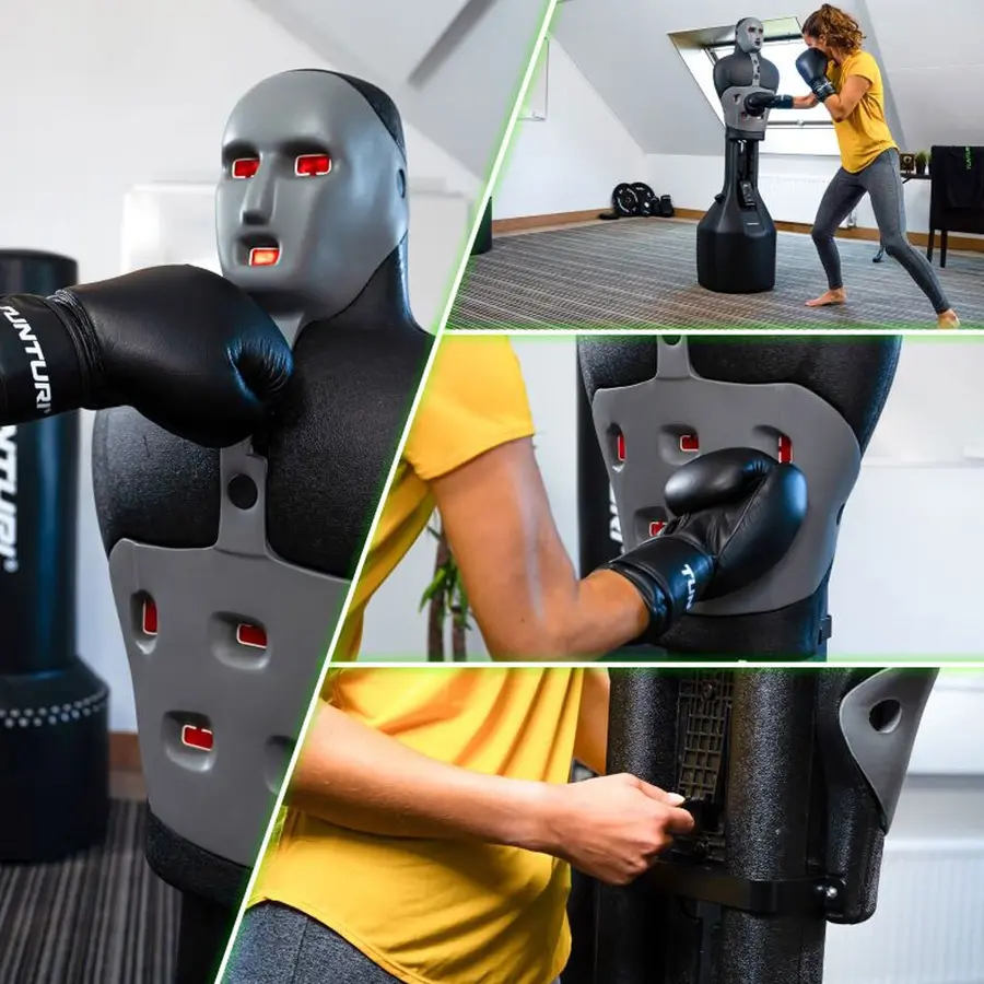 Slam Man boksestativ Datastyrt reaksjonstrener 