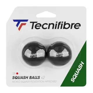 Tecnifibre Squashball Red Dot (2) Medium sprett | Litt trente