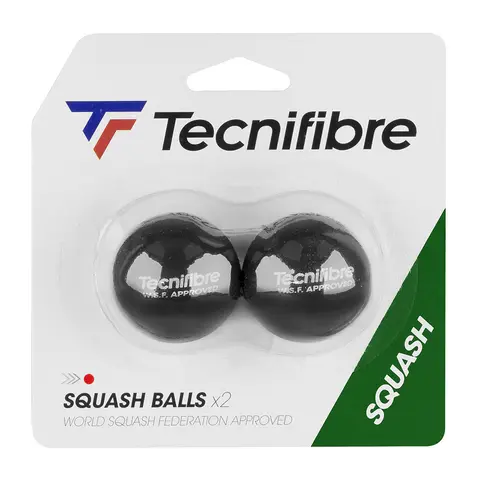 Tecnifibre Squashball Red Dot (2) Medium sprett | Litt trente