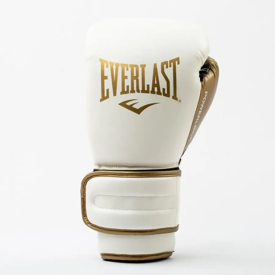 Boksehansker Powerlock 2R 12 oz Treningshansker | Allsidig | Hvit/Gull 