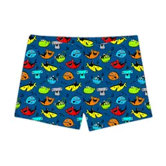 Aquatic Trunk Badebukse 116-122cm Slipstop | Flerfarget | Polyester