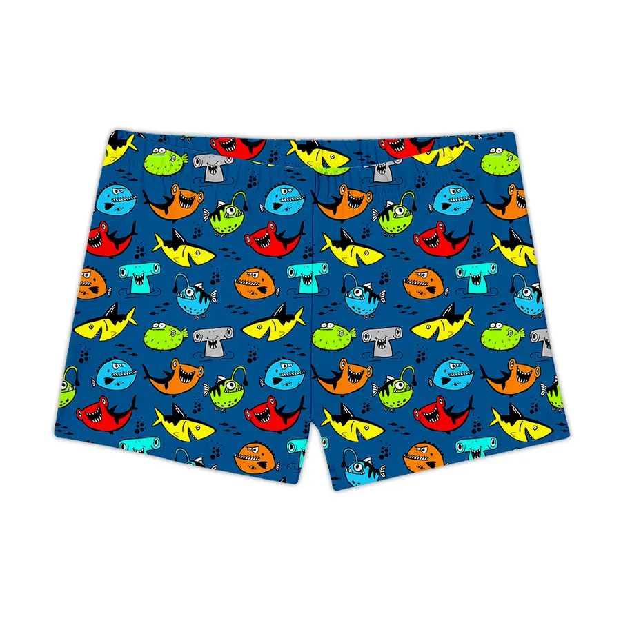 Aquatic Trunk Badebukse 116-122cm Slipstop | Flerfarget | Polyester 