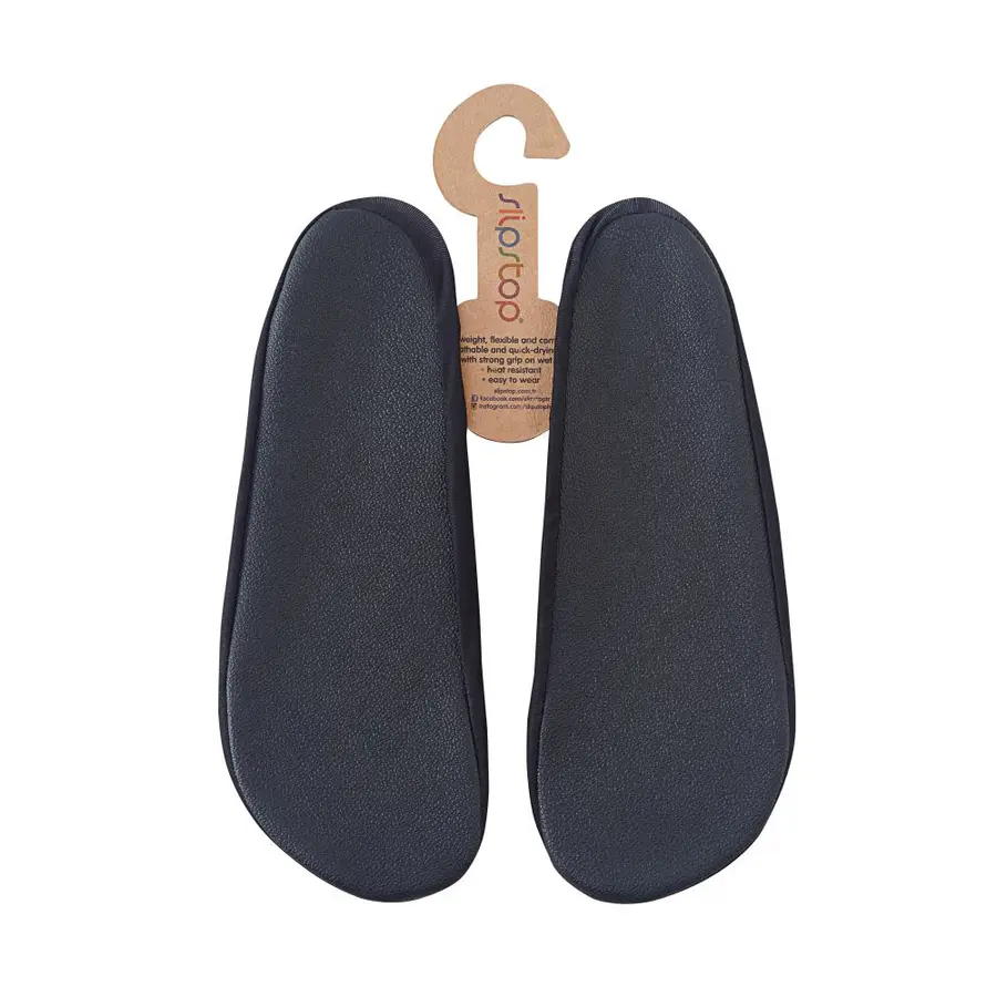 Slipstop Badesko Black XS Antisklisokker voksen 