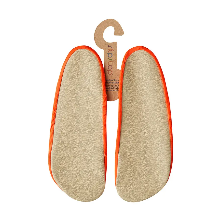 Slipstop Antisklisokker Neon Orange S Allsidige gymsokker voksen 