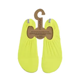 Slipstop Antisklisokker Neon Yellow Allsidige gymsokker voksen