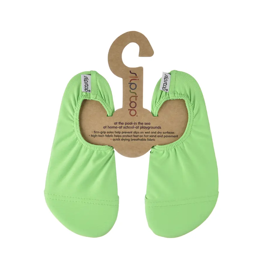 Slipstop Antisklisokker Neon Green Jr Allsidige gymsokker barn 