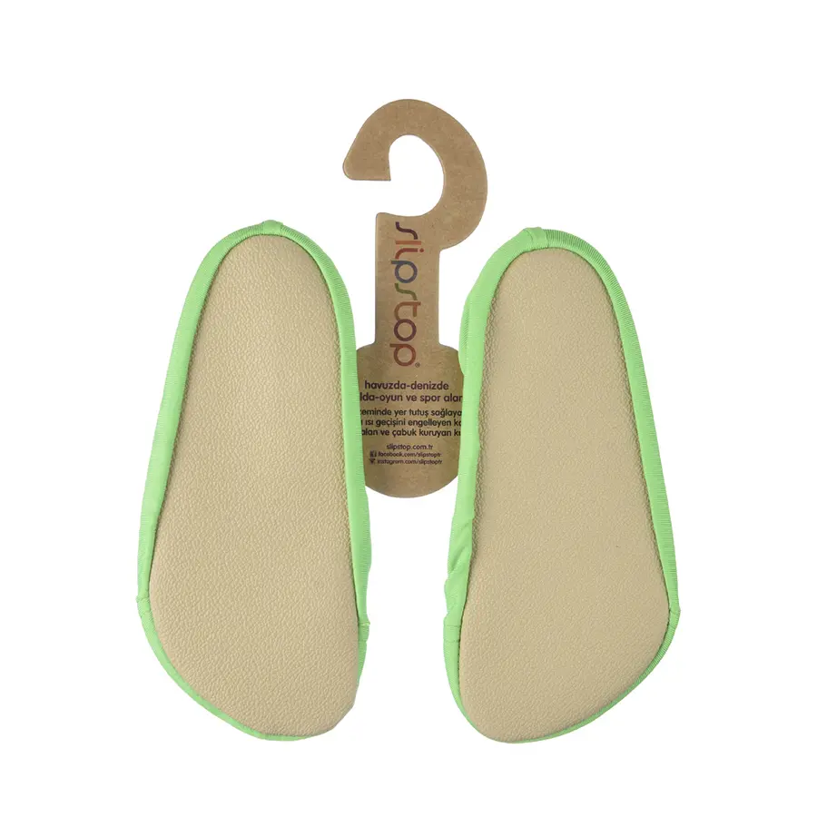 Slipstop Antisklisokker Neon Green Jr Allsidige gymsokker barn 