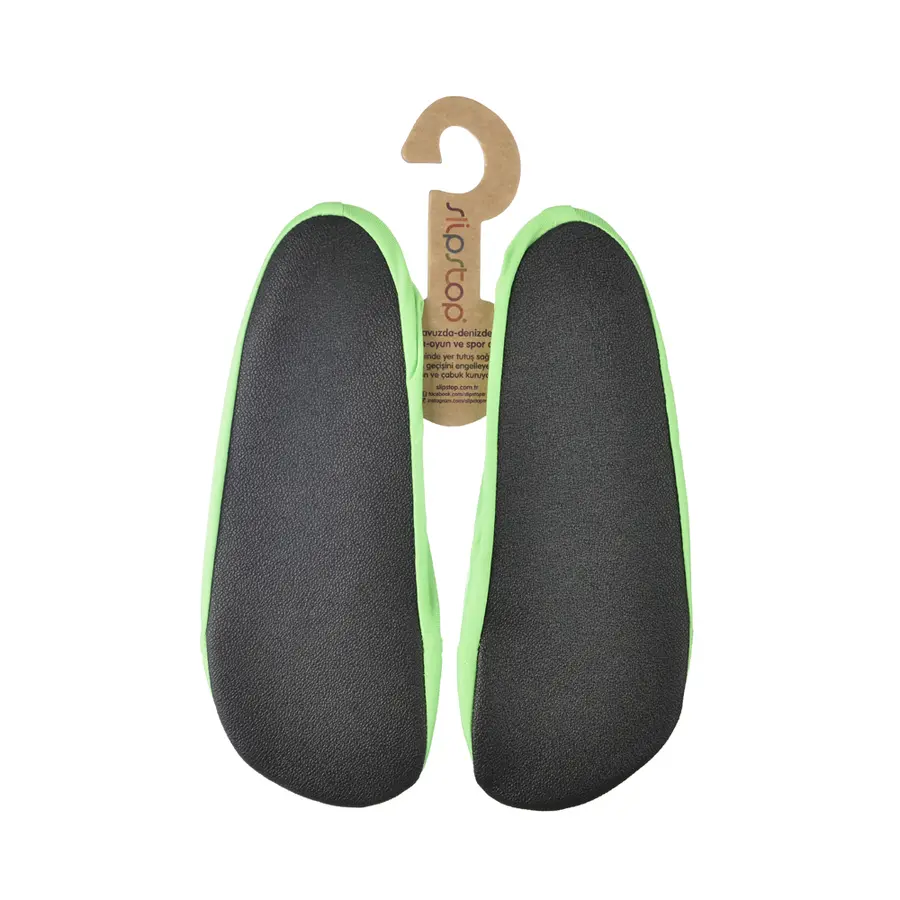 Slipstop Antisklisokker Neon Green S Allsidige gymsokker voksen 