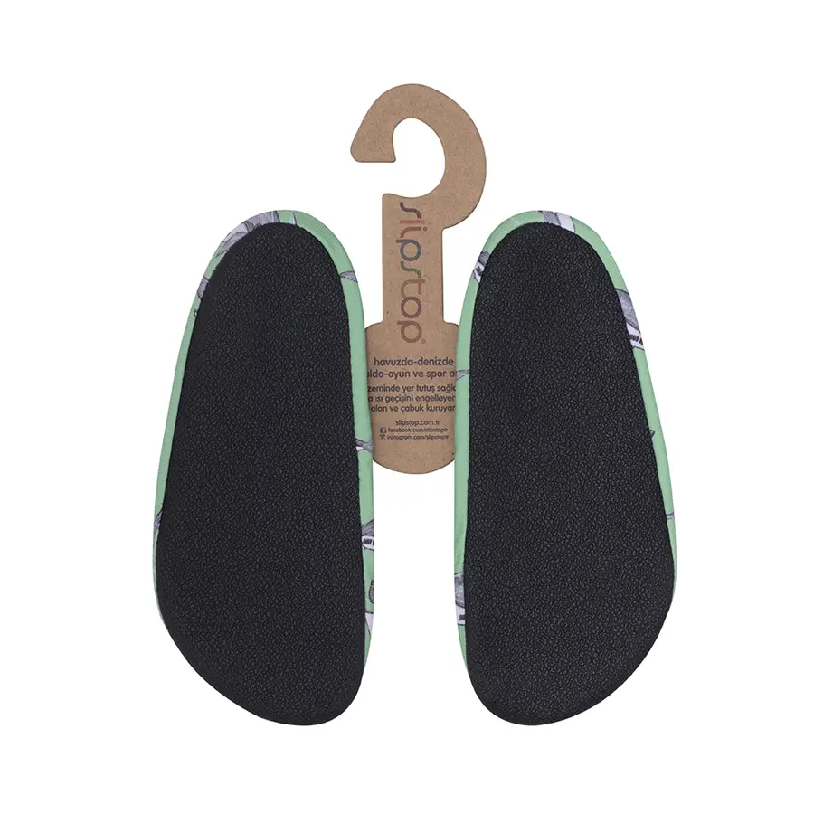 Slipstop Antisklisokker Berko Mint Jr L Allsidige gymsokker barn 