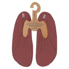 Slipstop Badesko Burgundy XS Antisklisokker voksen
