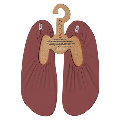 Slipstop Antisklisokker Burgundy Basic gymsokker voksen