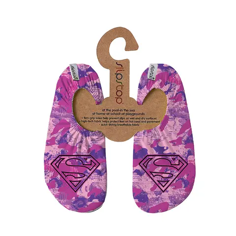 Slipstops Antisklisokker Mila Allsidige gymsokker barn Supergirl